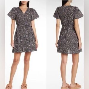 Madewell Short Sleeve Wrap Dress